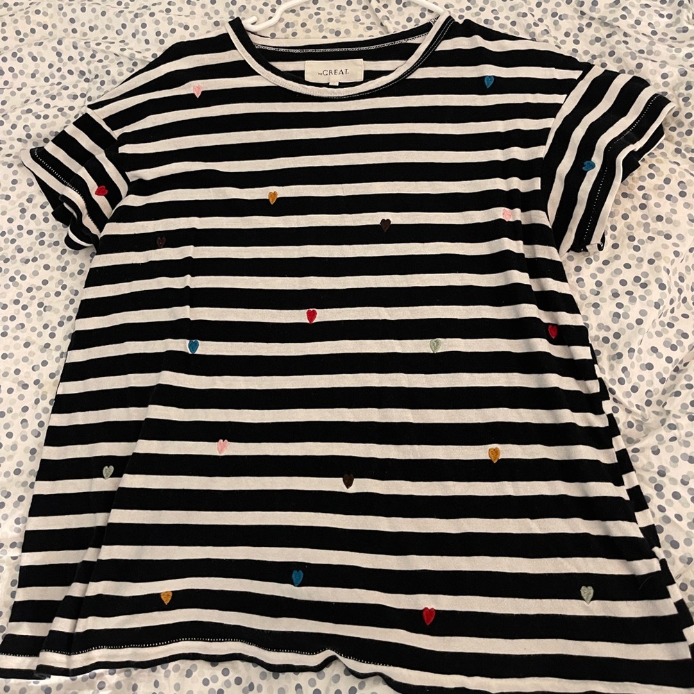 The G.R.E.A.T. Tee shirt with hearts